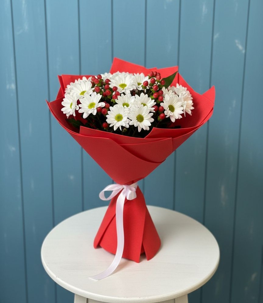 Букет цветов из: Хризантемы в Котляревской