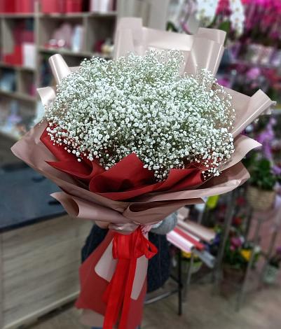 Букет цветов из: Гипсофила в Котляревской