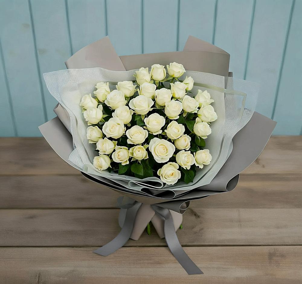 Букет Белоснежная нежность в Котляревской