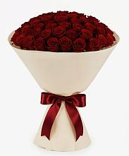 Букет 101 Бордовая роза Блэк Бакарра в Котляревской