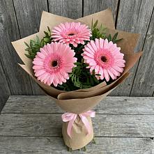 Букет цветов из:  Герберы в Котляревской