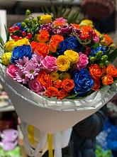 Букет цветов из:  Розы и Хризантемы #REPLACE_PRED# Котляревской