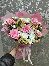 Букет цветов из:  Гвоздики, Орхидеи и Розы #REPLACE_PRED# Котляревской