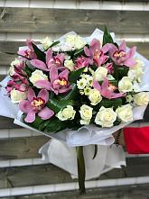 Букет цветов из:  Розы и Хризантемы #REPLACE_PRED# Котляревской