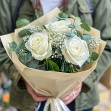 Букет Нежные грёзы в Котляревской Букет цветов из: Розы в Котляревской