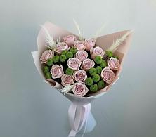 Букет цветов из:  Розы и Хризантемы в Котляревской