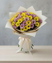 Букет цветов из:  Хризантемы в Котляревской
