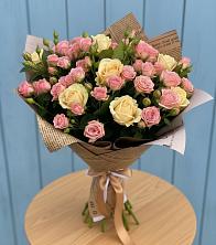 Букет цветов из:  Розы в Котляревской