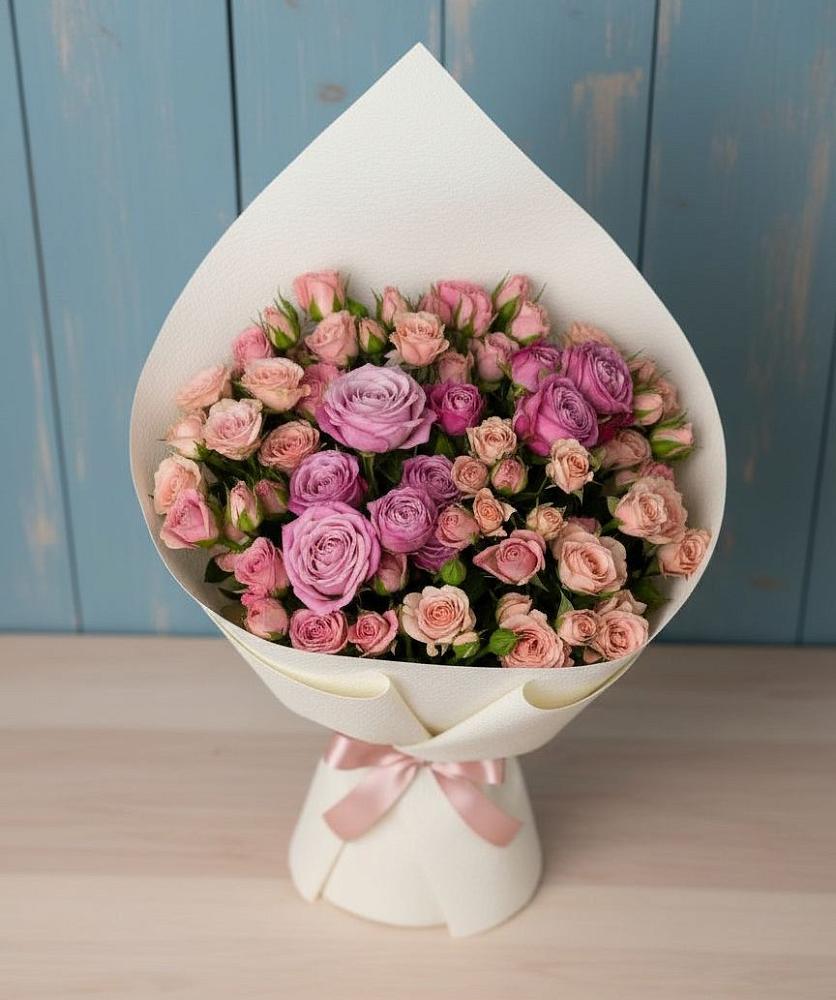 Букет цветов из: Розы в Котляревской