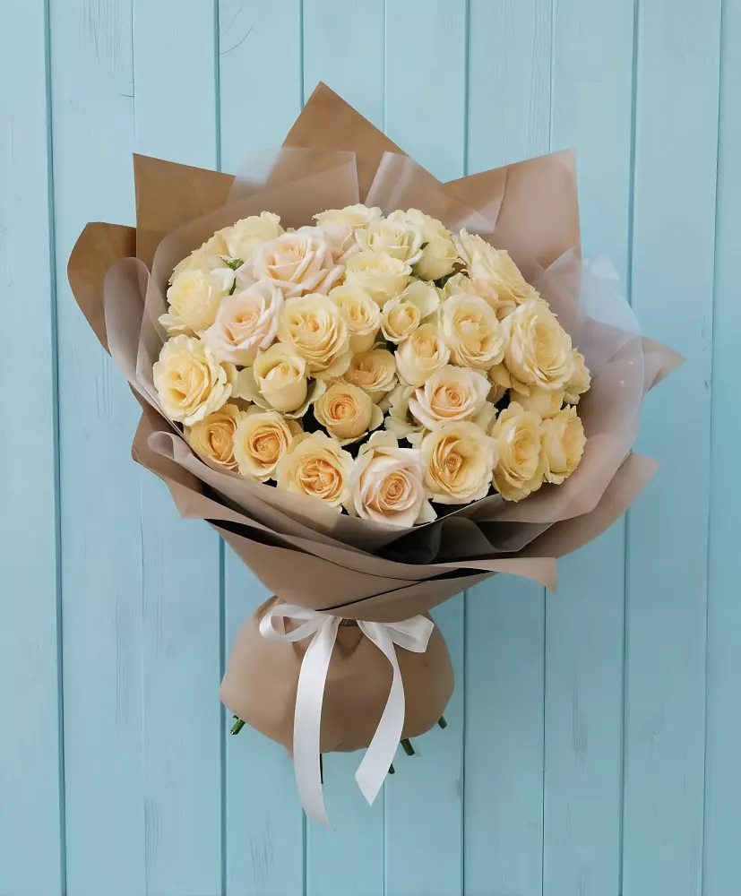 Букет Кремовое облако в Котляревской